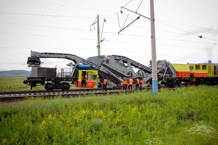 На полигоне Забайкальской железной дороги в Приамурье идёт модернизация