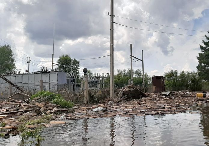 Ещё 8 сёл в Приамурье остаются без электроснабжения из-за наводнения