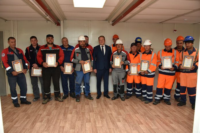 18 строителям АГПЗ вручили награды за помощь Свободному в борьбе со стихией