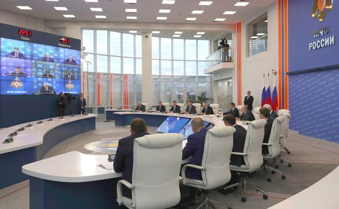 Губернатор Приамурья доложил Владимиру Путину о ходе ликвидации последствий ЧС