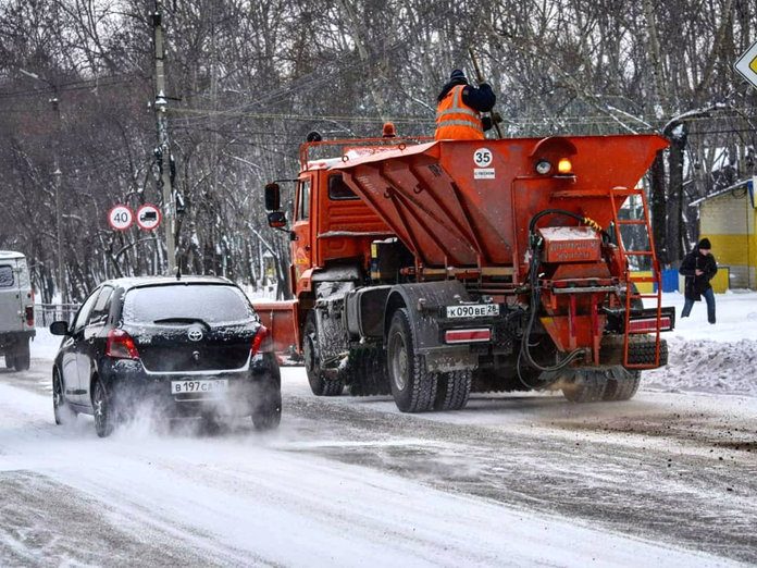 За два дня снегопада на свободненских дорогах произошло много автоаварий