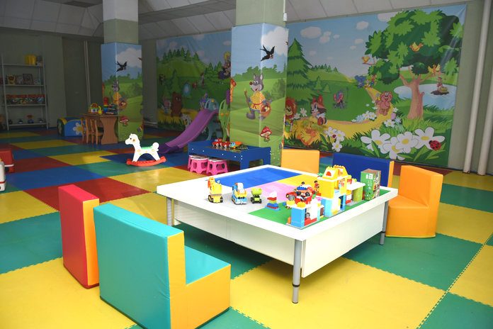 В свободненском споркомплексе «Океан» открылась игровая комната для детей