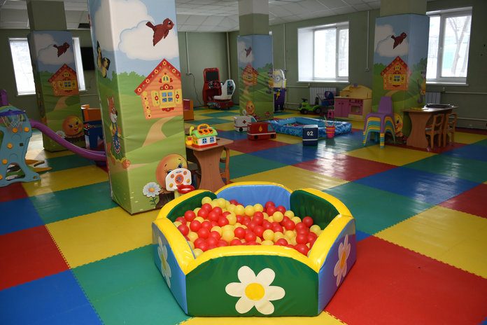 В свободненском споркомплексе «Океан» открылась игровая комната для детей