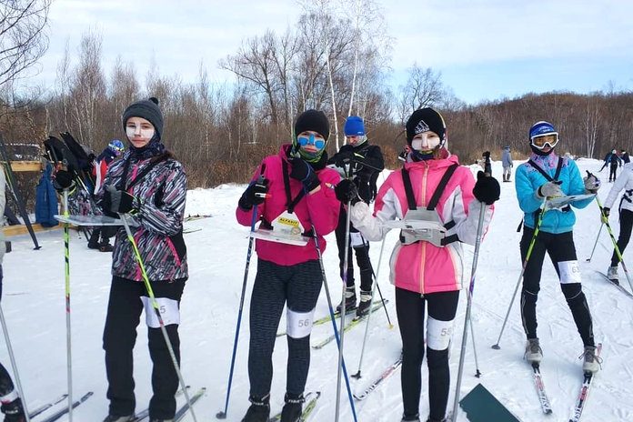 Свободненцы приняли участие в областном чемпионате по спортивному ориентированию на лыжах