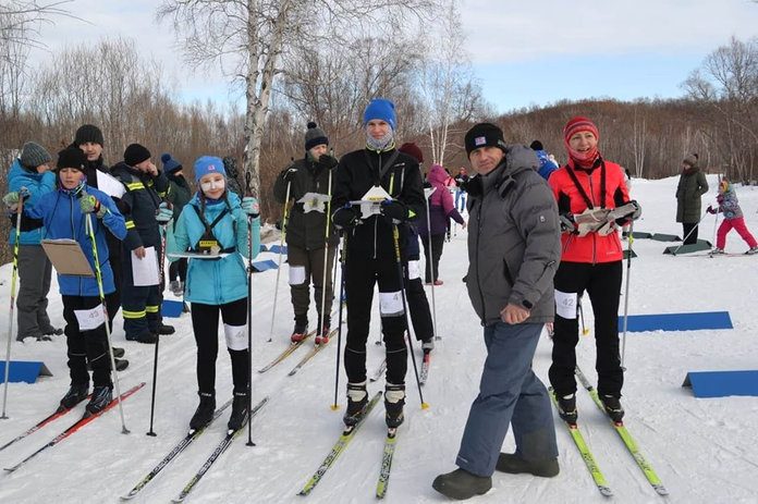 Свободненцы приняли участие в областном чемпионате по спортивному ориентированию на лыжах
