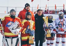 Российские хоккеисты забили 14 шайб в международном матче на льду Амура