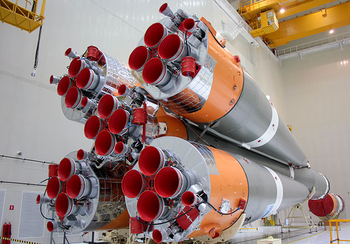 Закончена сборка второго «пакета» ракеты «Союз-2.1б» на космодроме «Восточный»