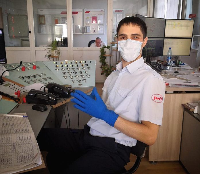 Сотрудники Забайкальской железной дороги обеспечены масками и перчатками