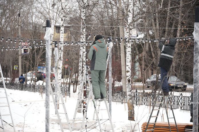 Около трёх миллионов рублей потратят в Свободном на новогоднее украшение улиц