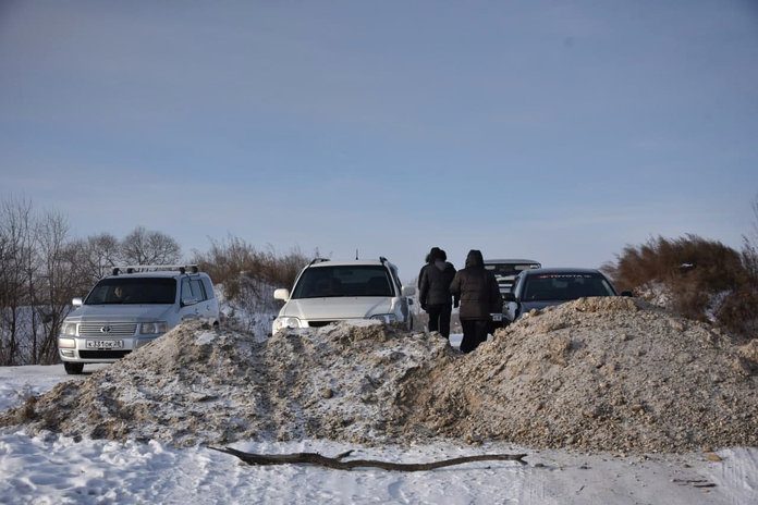 Рабочая комиссия обследовала место ледовой переправы «Свободный — Введеново»