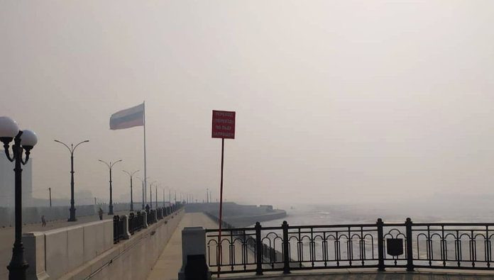 Дым в Приамурье принесло из Китая