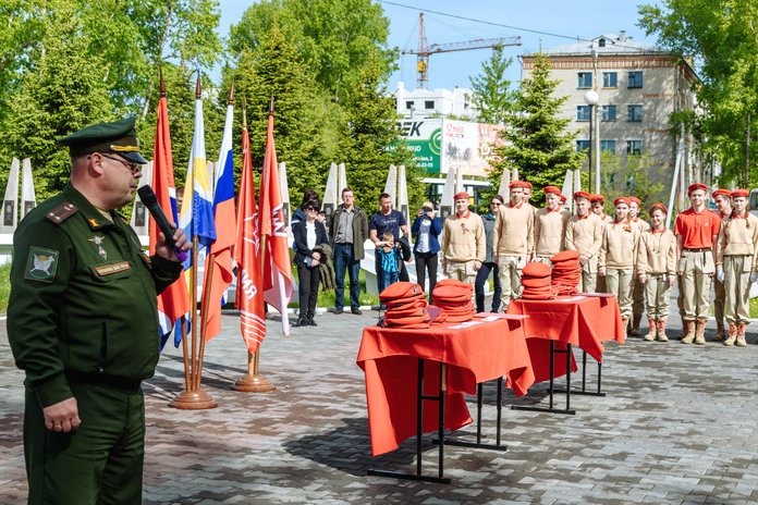 Торжественная присяга юнармейцев в Свободном прошла на Мемориале Славы