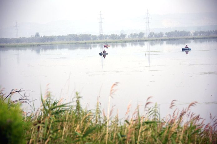 Соревнования свободненских рыбаков на озере Большанка посвятили 100-летию Военного охотобщества