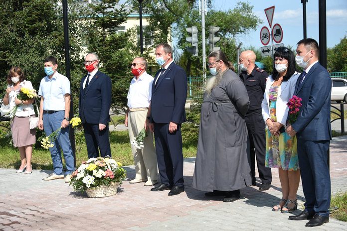 В день 109-летия Свободного к обелиску в честь основания города возложили цветы