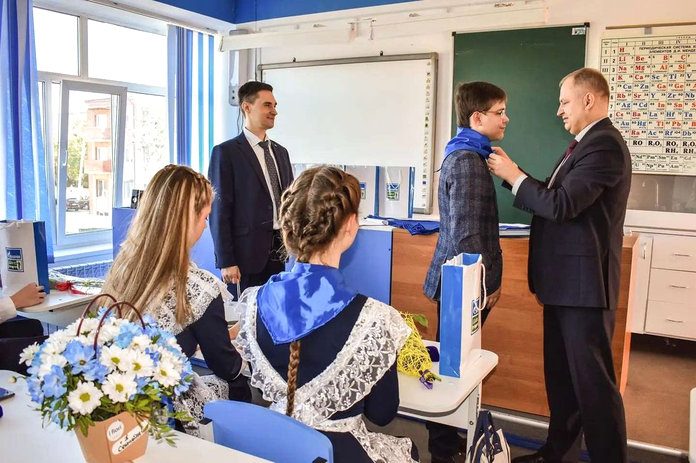 Третий набор «Газпром-класса» приступил к занятиям в школе Свободного