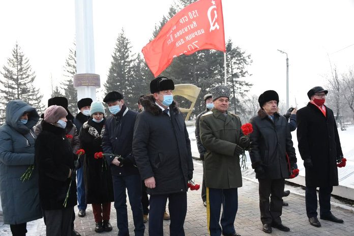 На Мемориале Славы в Свободном прошёл митинг в честь павших и живых Героев Отечества