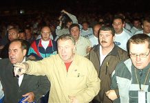 В 2003 году поезд Жириновского сделал в Свободном самую долгую остановку