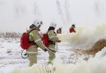 Учения по защите населённого пункта от природного пожара прошли в Приамурье
