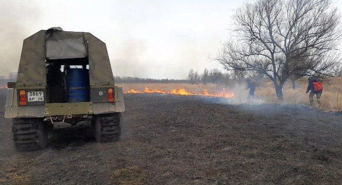 Вездеход «Лесник-М» получил высокую оценку пожарных Свободненского района
