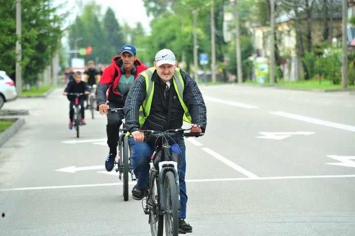 На традиционный в День города велопробег свободненцы приезжали даже семьями