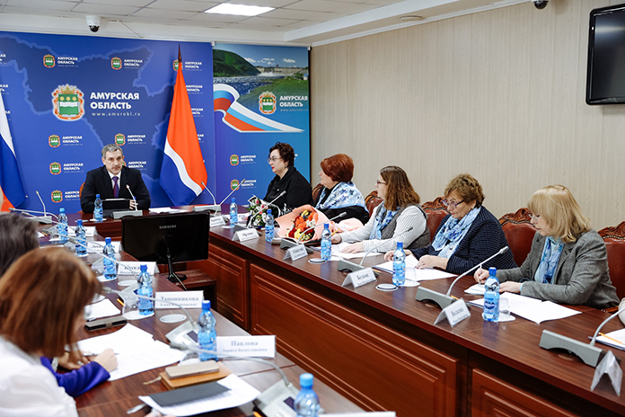 Губернатор Василий Орлов поддержал предложение Амурского областного союза женщин