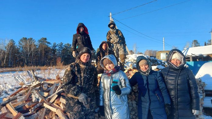 Даже в самые морозные дни волонтёры Свободненского района спешат на помощь семьям мобилизованных