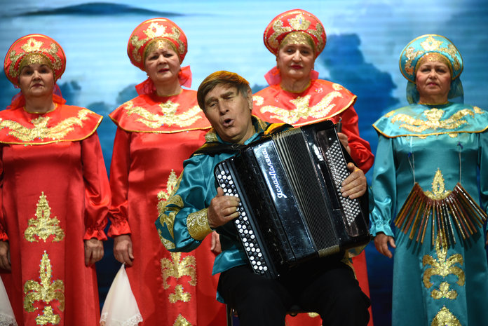 Народные песни ансамбля Леонида Воробьёва в Свободном звучат со сцены уже 40 лет