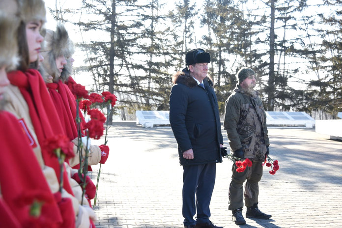 На Мемориале Славы в Свободном почтили память героев