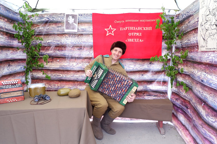 День Победы в Свободном: полевая кухня, письмо солдату и азбука Морзе