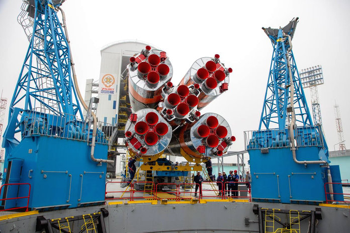 Ракета-носитель «Союз-2.1б» вывезена на стартовый комплекс космодрома Восточный
