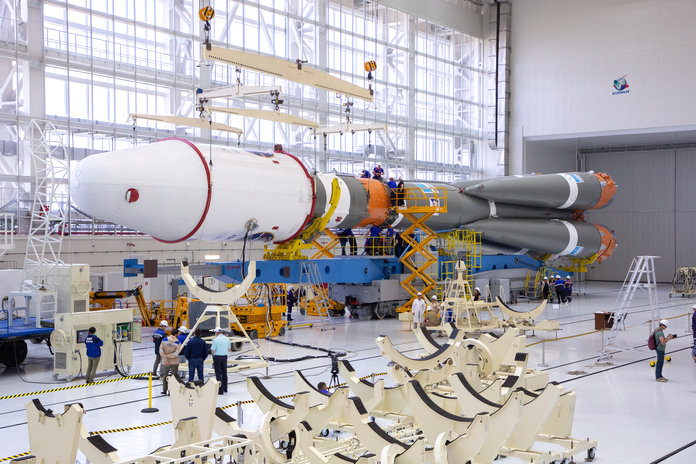 На космодроме Восточный собрана ракета «Союз-2.1б» для запуска автоматической станции «Луна-25»