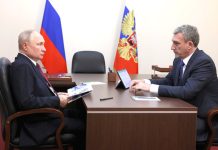 Владимир Путин провёл в Благовещенске рабочую встречу с губернатором Василием Орловым