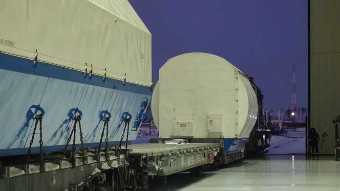 Первая «Ангара-А5» для космодрома Восточный прибыла на станцию Ледяная в Свободненском районе