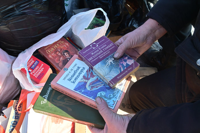 С февральской акции «Раздельный сбор» в Свободном унесли караоке и книги