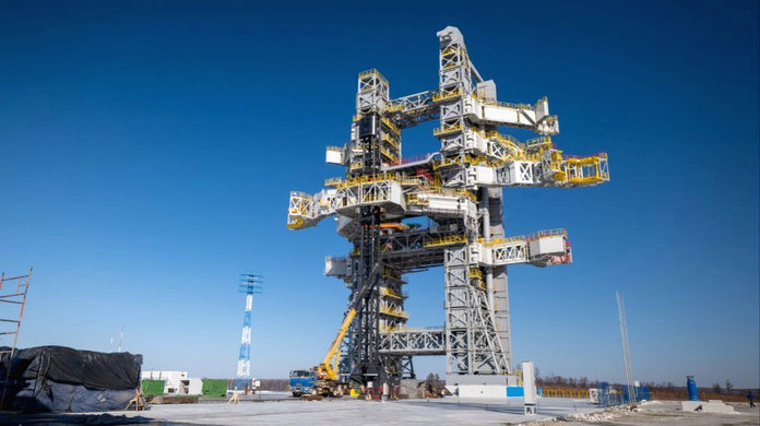 Стартовый комплекс на космодроме Восточный готовят к приёму первой ракеты «Ангара-А5»