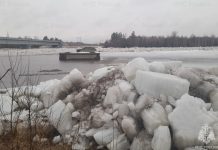 Ледяные заторы на северных реках Приамурья привели к подъёму уровня воды