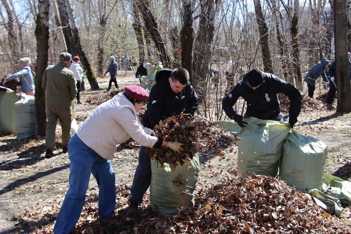 Свободненцы активно участвуют в акции «Я — за чистый город» и экологическом субботнике «Зелёная весна»