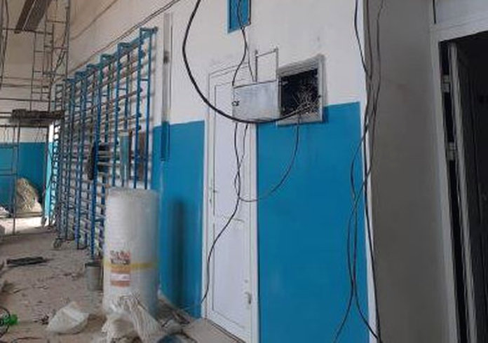Капитальный ремонт Новоивановской школы в Свободненском районе ведётся ударными темпами