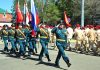 Празднование Дня Победы в Свободном началось с торжественного парада